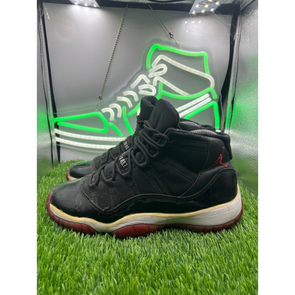 Air Jordan‎ 11 Retro 2012 Bred Black Red Basketball Shoes Sneakers Mens Size 7